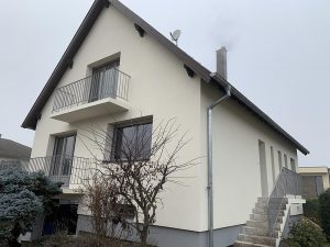 Chantier de ravalement de façade dans le 67.