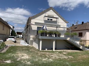 Chantier d'isolation extérieure dans le 67.