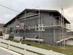 Chantier d'isolation extérieure dans le 67.
