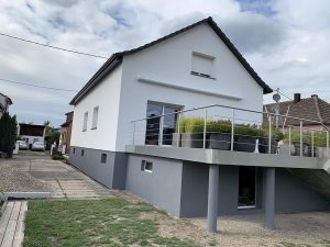 Chantier d'isolation extérieure dans le 67.