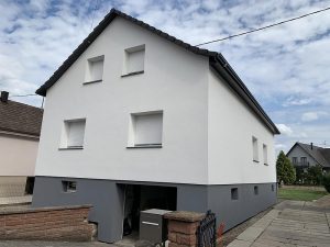 Chantier d'isolation extérieure dans le 67.