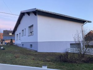 Chantier d'isolation extérieure dans le 67.