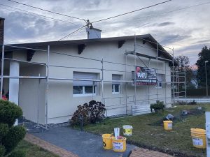 Chantier d'isolation extérieure dans le 67.