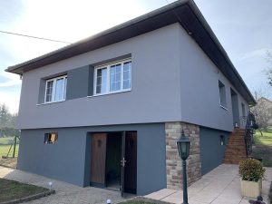 Chantier d'isolation extérieure dans le 67.
