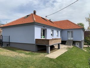 Chantier d'isolation extérieure dans le 67.