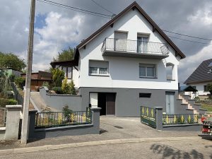 Chantier d'isolation extérieure dans le 67.