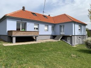 Chantier d'isolation extérieure dans le 67.