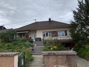 Chantier d'isolation extérieure dans le 67.