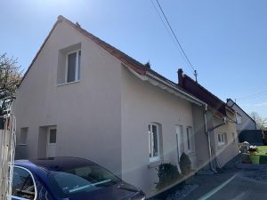 Chantier d'isolation extérieure dans le 67.