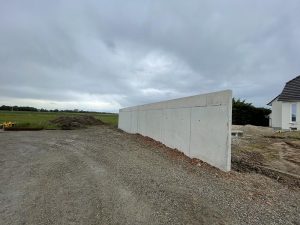 Chantier de construction de piscine, de local technique et une pool house dans le 67.