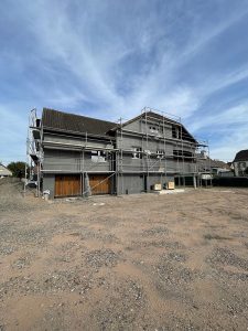 Chantier d'isolation extérieure et travaux de toiture dans le 67.