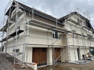 Chantier d'isolation extérieure et travaux de toiture dans le 67.