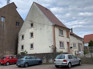 Chantier d'isolation extérieure et des rampants de la toiture.