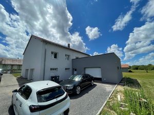 Chantier de ravalement de façade et isolation extérieure à Buhl.