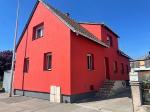 Chantier d'isolation extérieure à Reichshoffen.