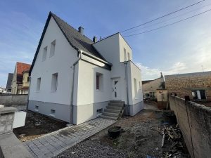 Chantier réfection de toiture et isolation extérieure.