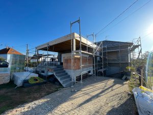 Chantier isolation, extension et rénovation.