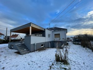 Chantier isolation, extension et rénovation.
