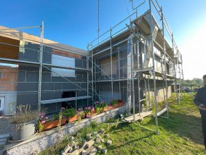 Chantier isolation, extension et rénovation.