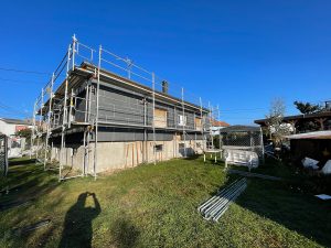 Chantier isolation, extension et rénovation.