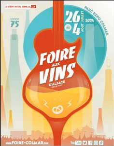 Annonce participation foire aux vins de Colmar.