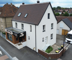 ravalement de façade.