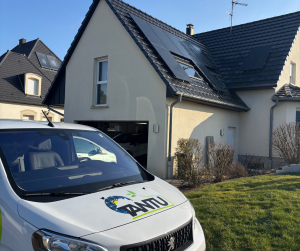 Panneaux photovoltaïques à Rumersheim.