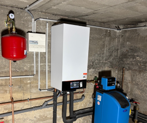 Photo d'une pompe à chaleur.