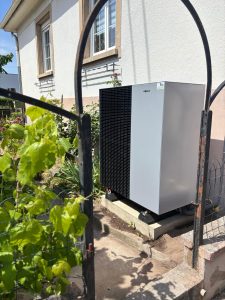 Photo d'une pompe à chaleur.