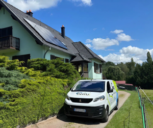 Photo de panneaux photovoltaïques.
