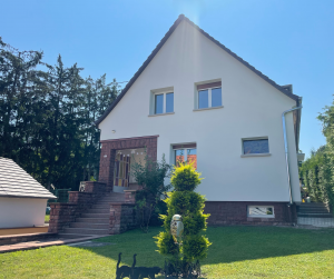 Chantier de ravalement de façade.