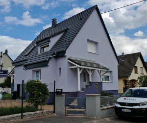 Remplacement de couverture et ravalement de façade.
