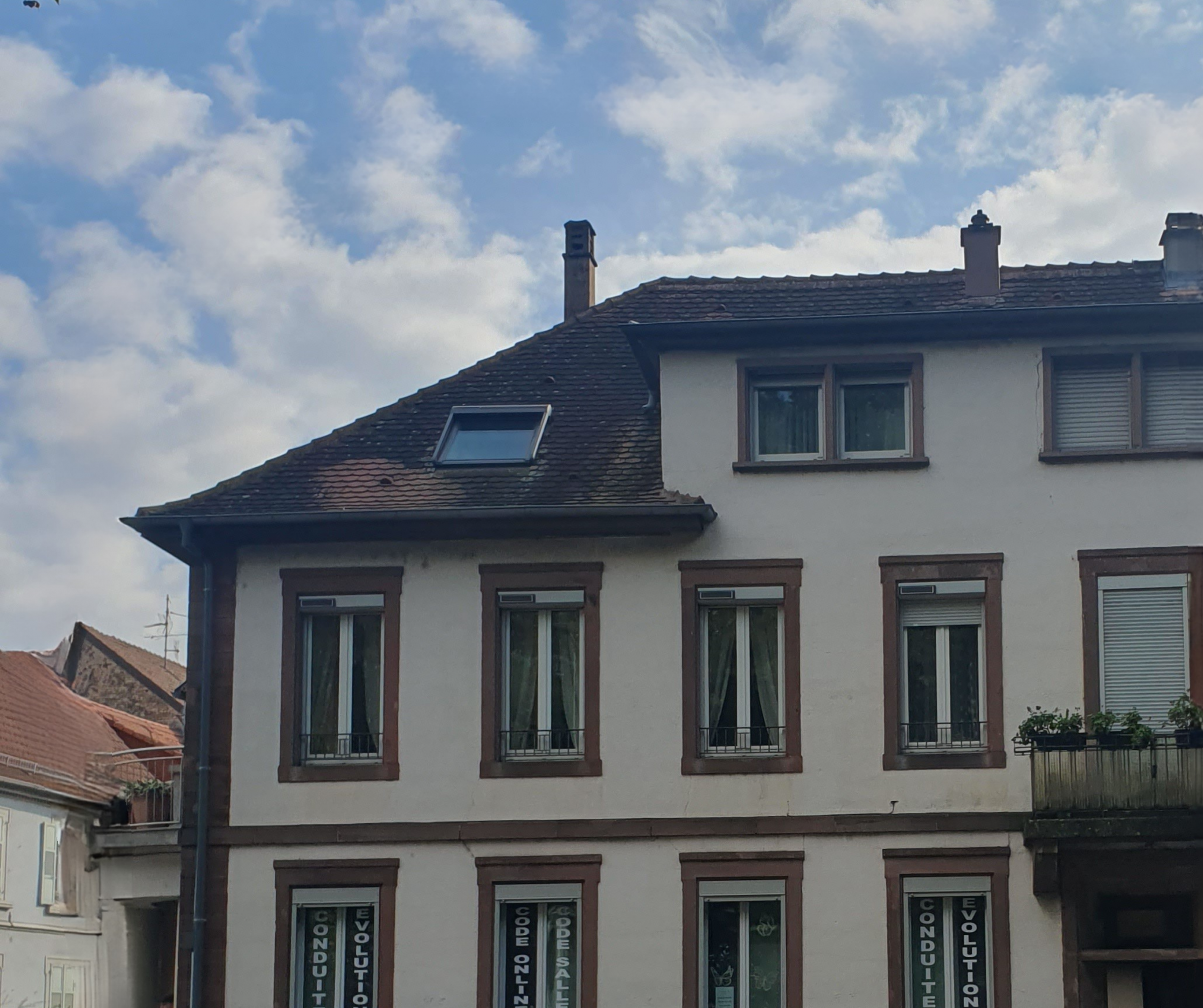 Chantier de remplacement de couverture.