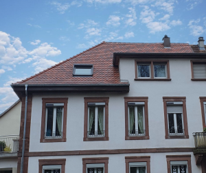 Chantier de remplacement de couverture.
