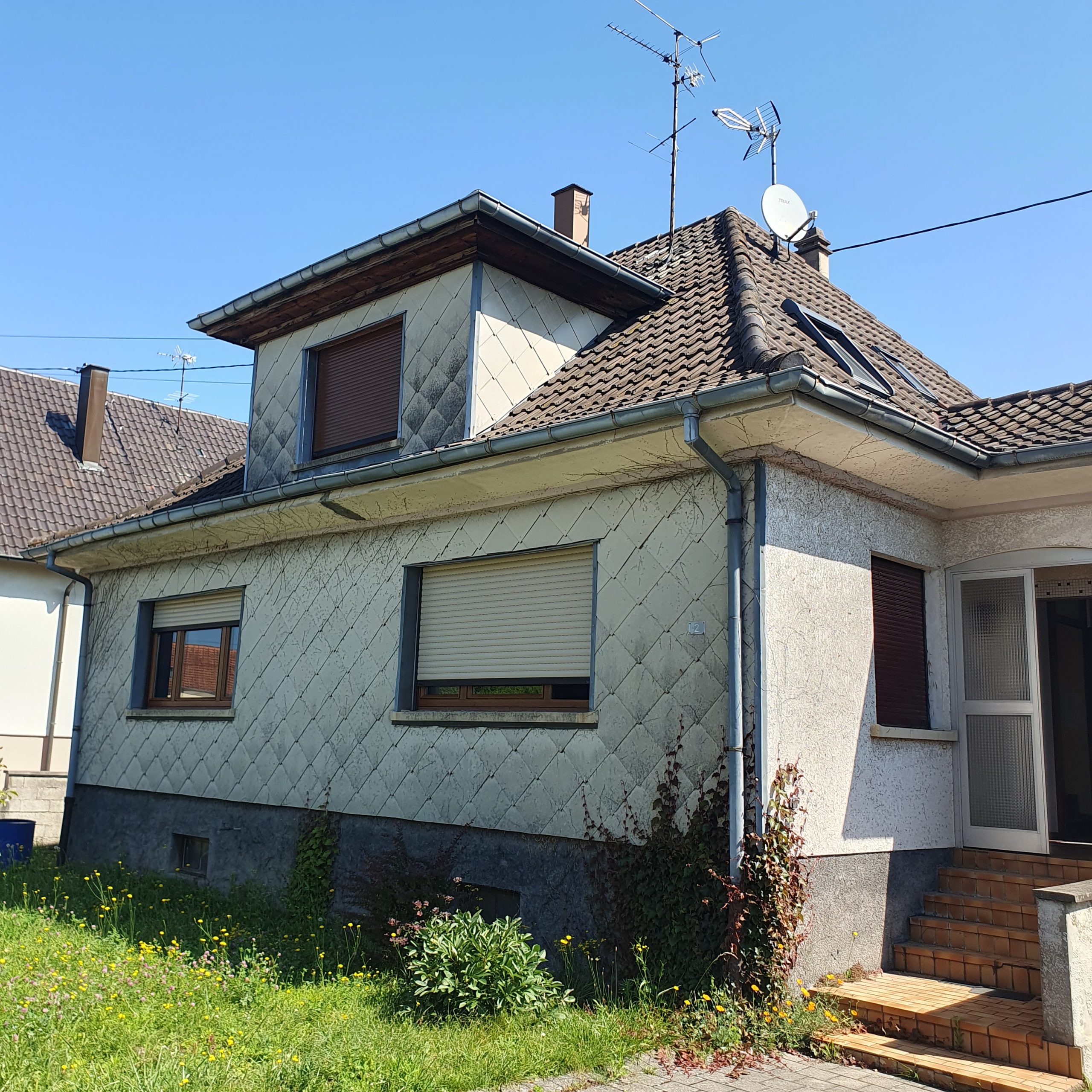 Ravalement de façade.