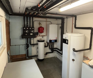 Pose d'un ballon thermodynamique.