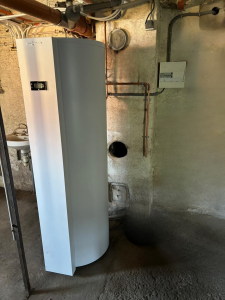 Pose d'un ballon thermodynamique.