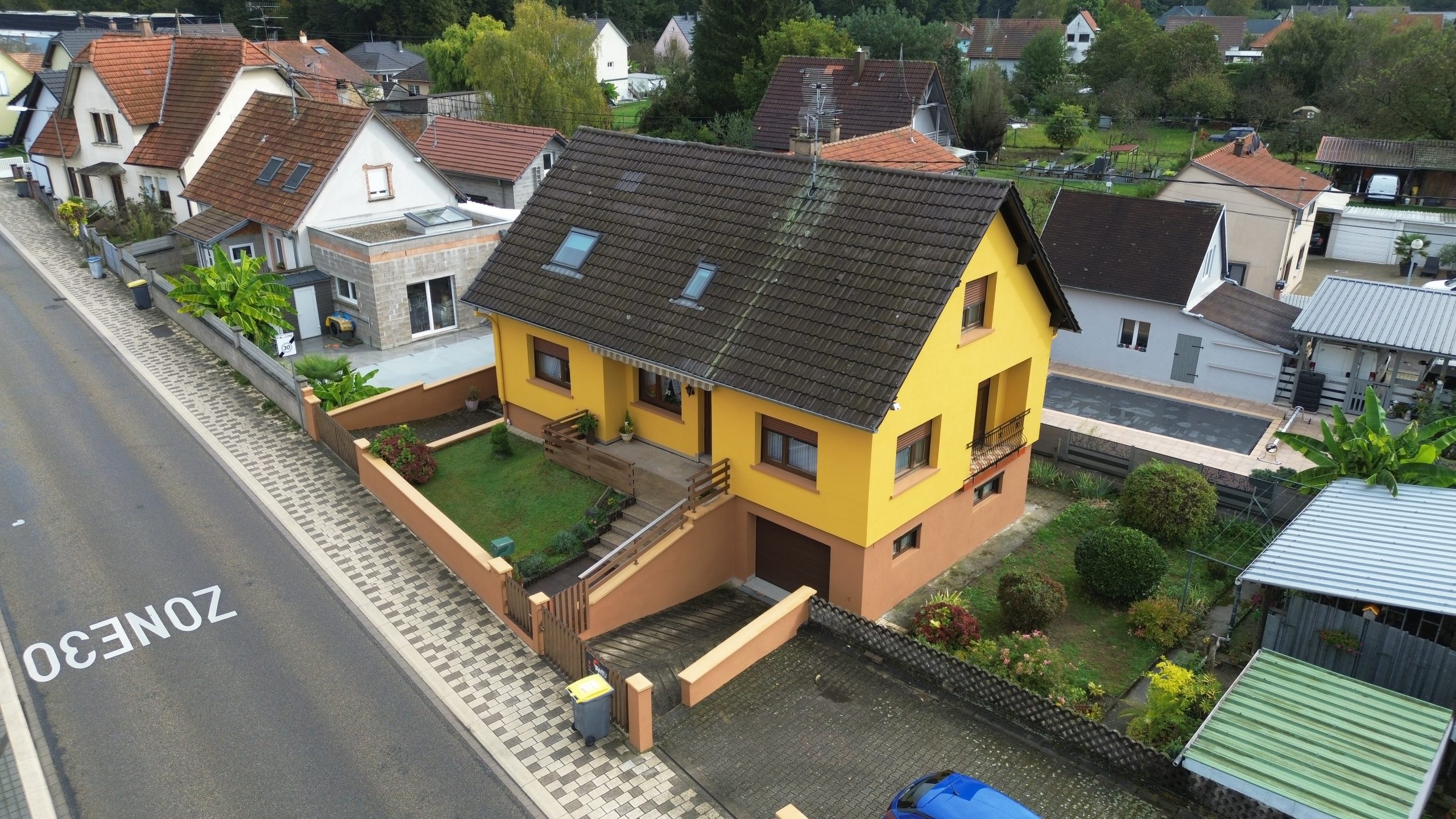 Ravalement de façade.