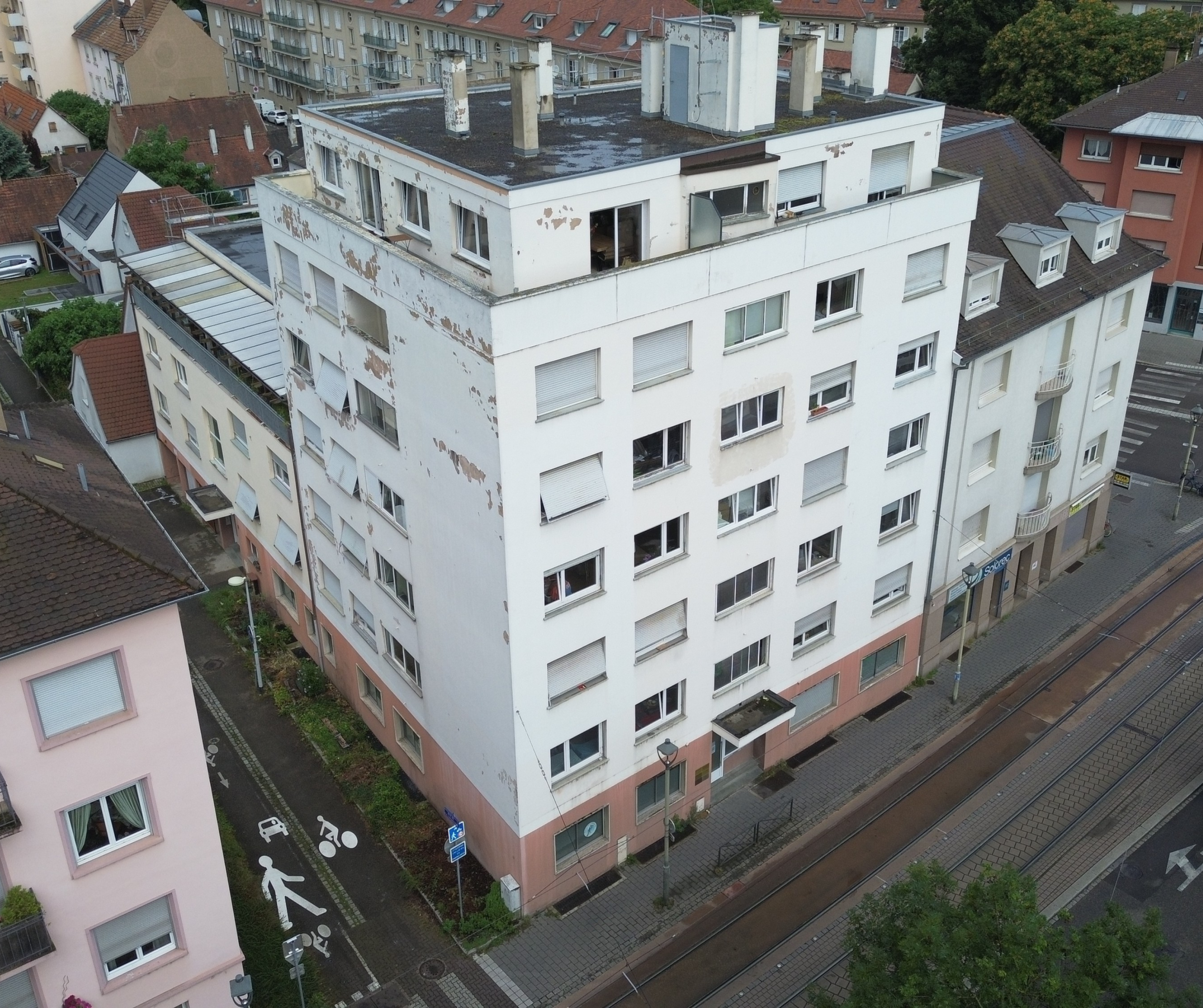 Ravalement de façade.