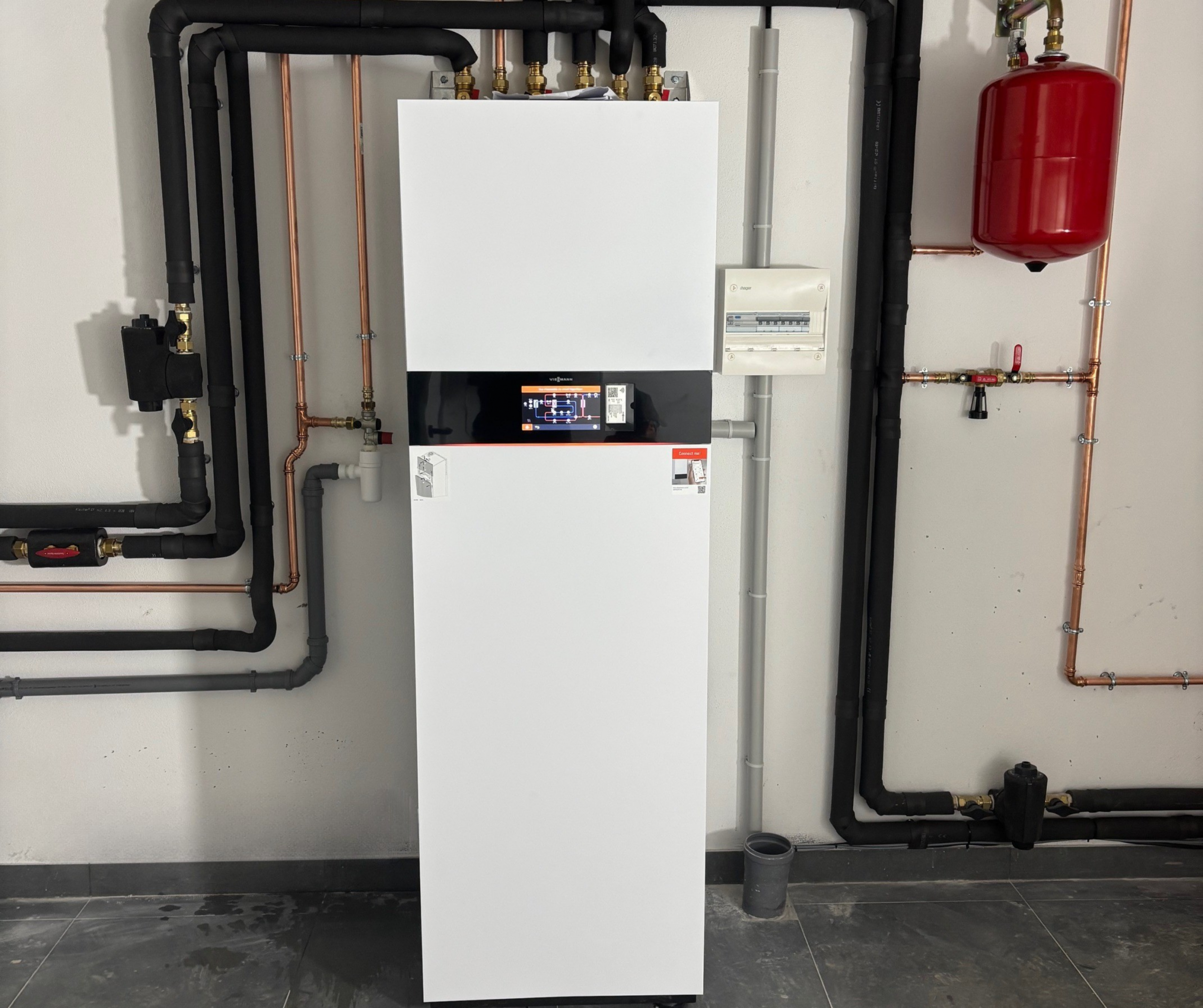 Chantier d’énergies renouvelables en Allemagne.