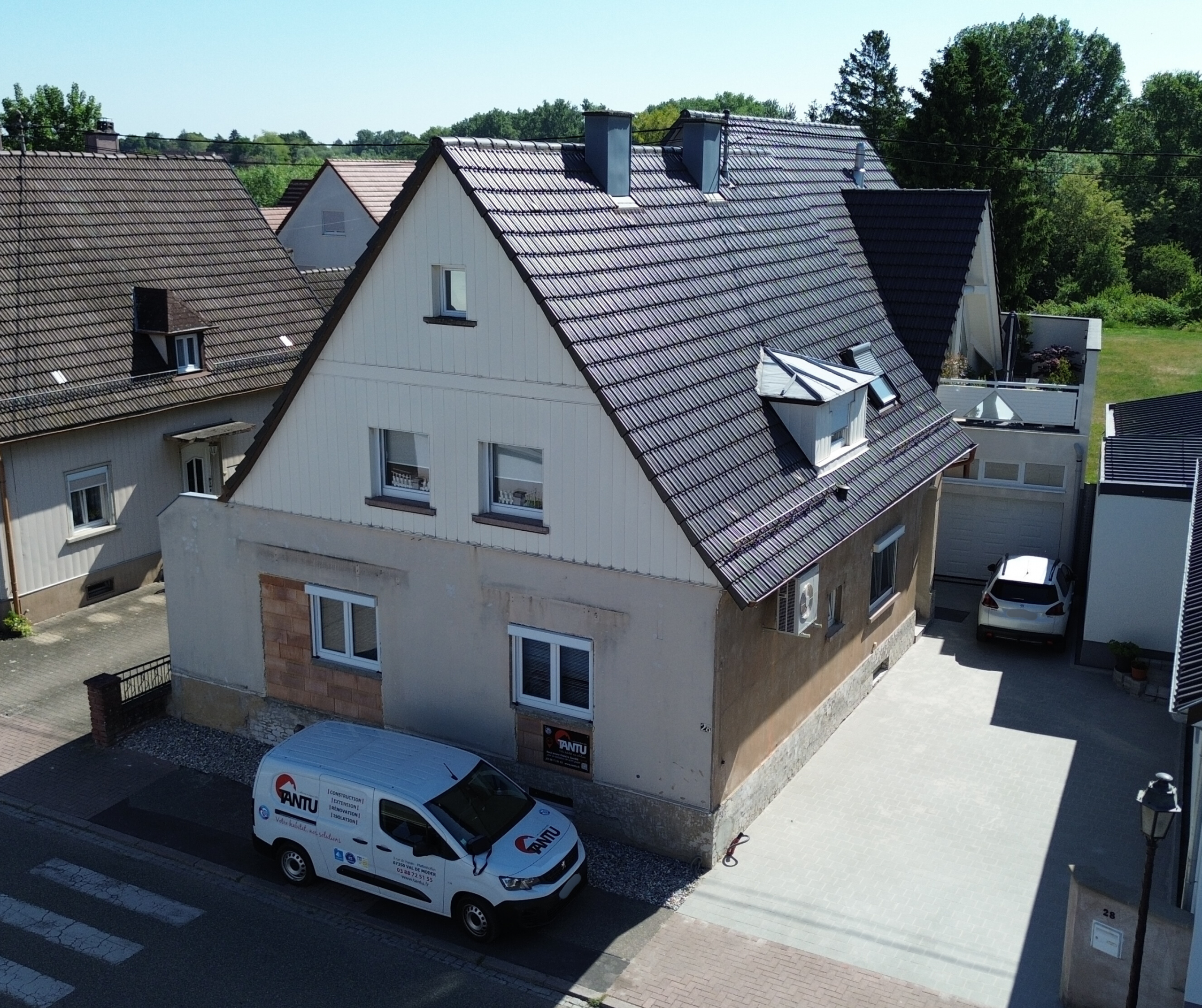 Ravalement de façade.