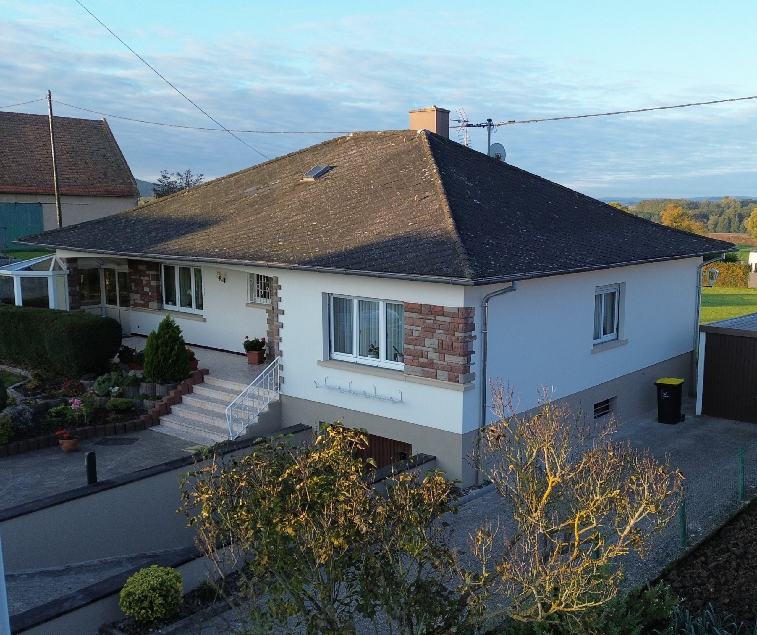 Ravalement de façade.