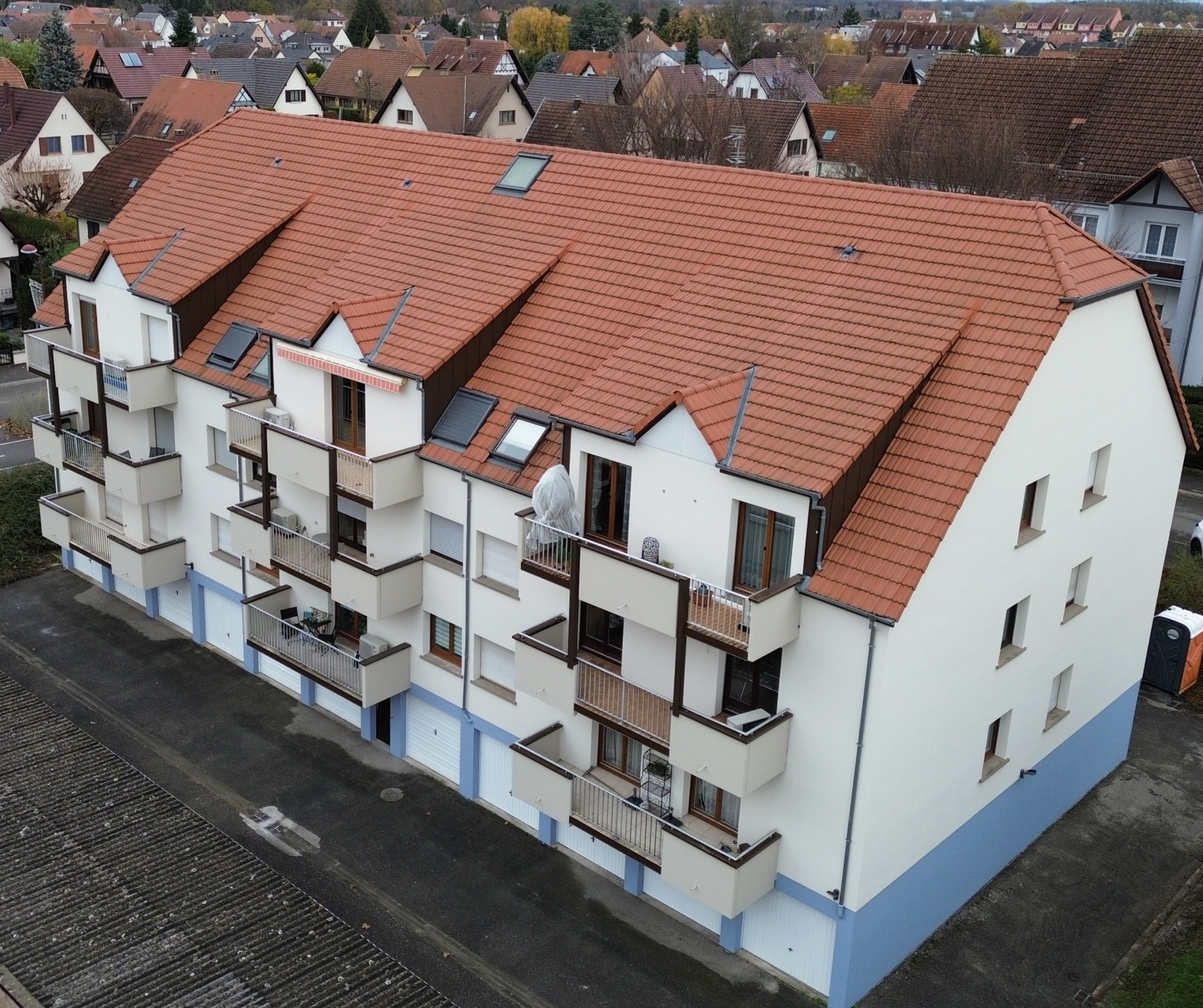 Ravalement de façade.