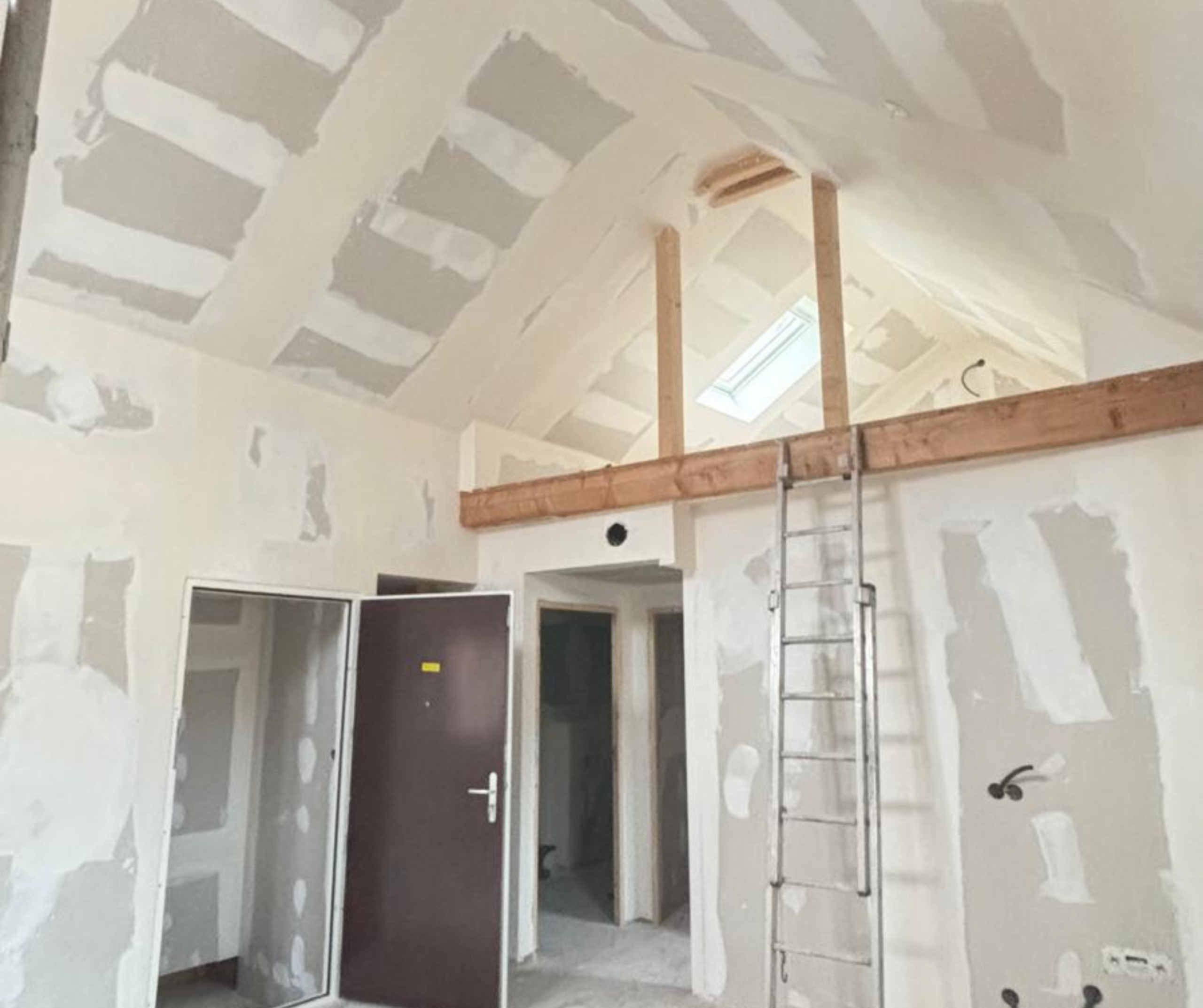 Maçonnerie entre colombage.