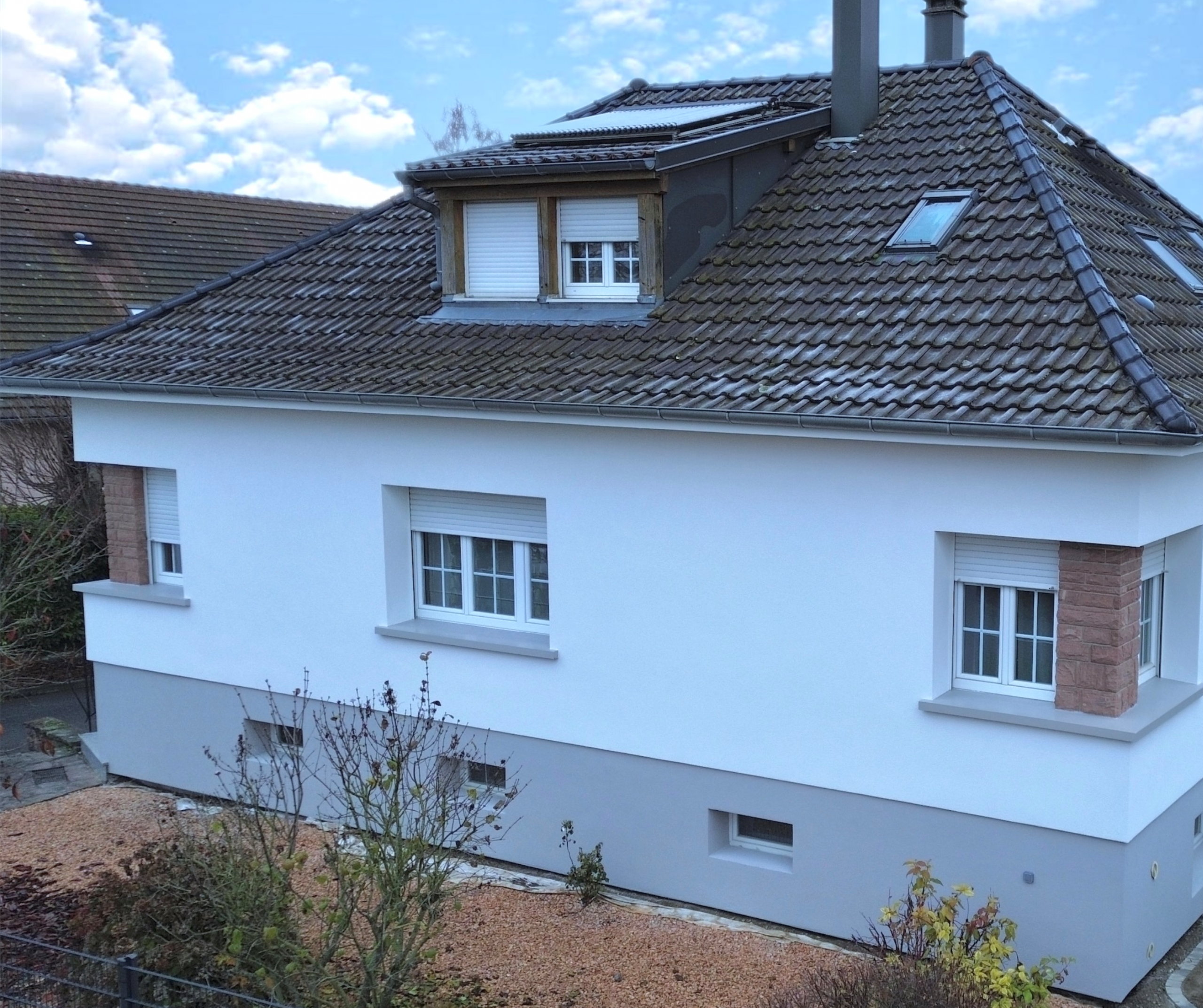 Ravalement de façade.