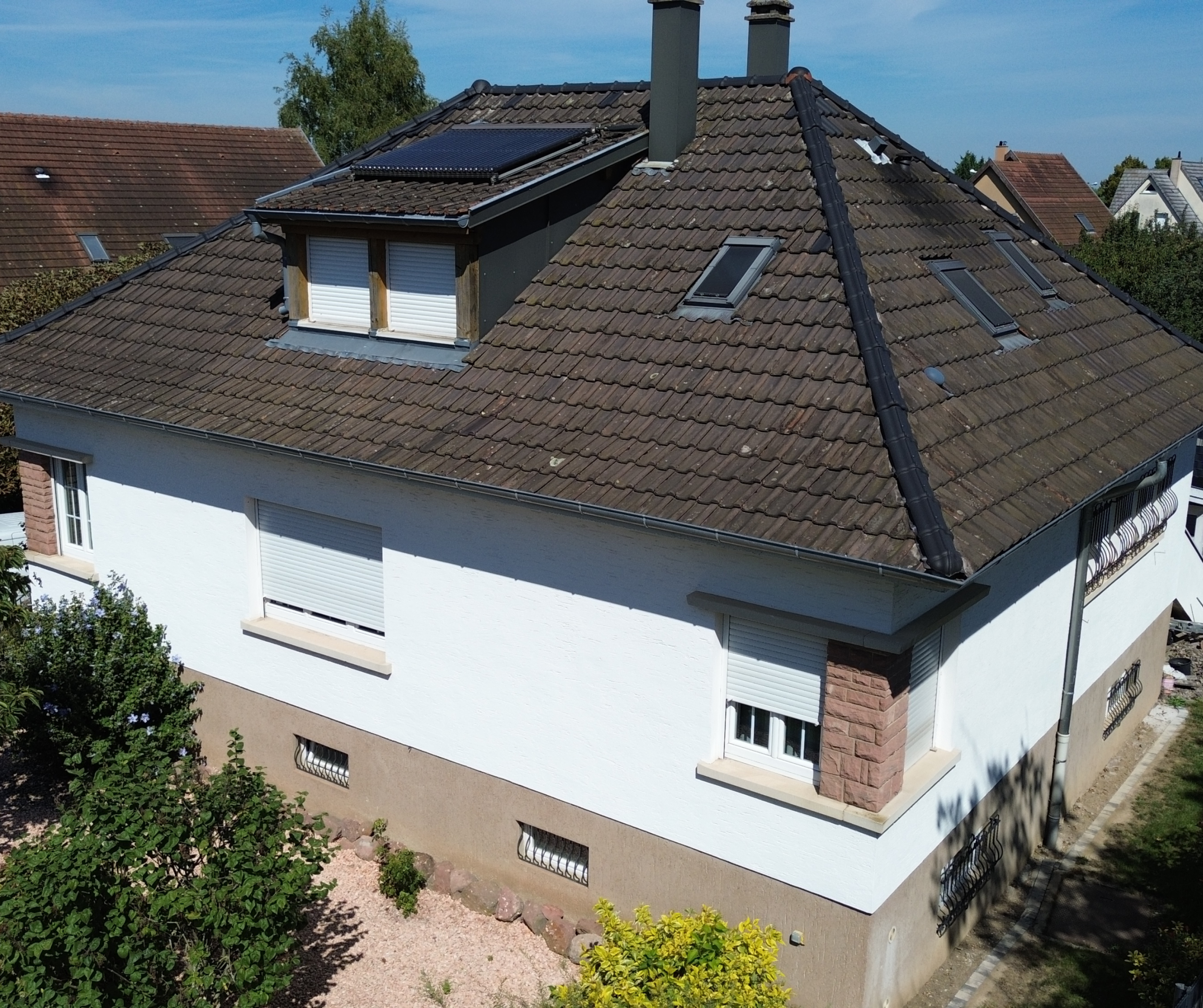 Ravalement de façade.