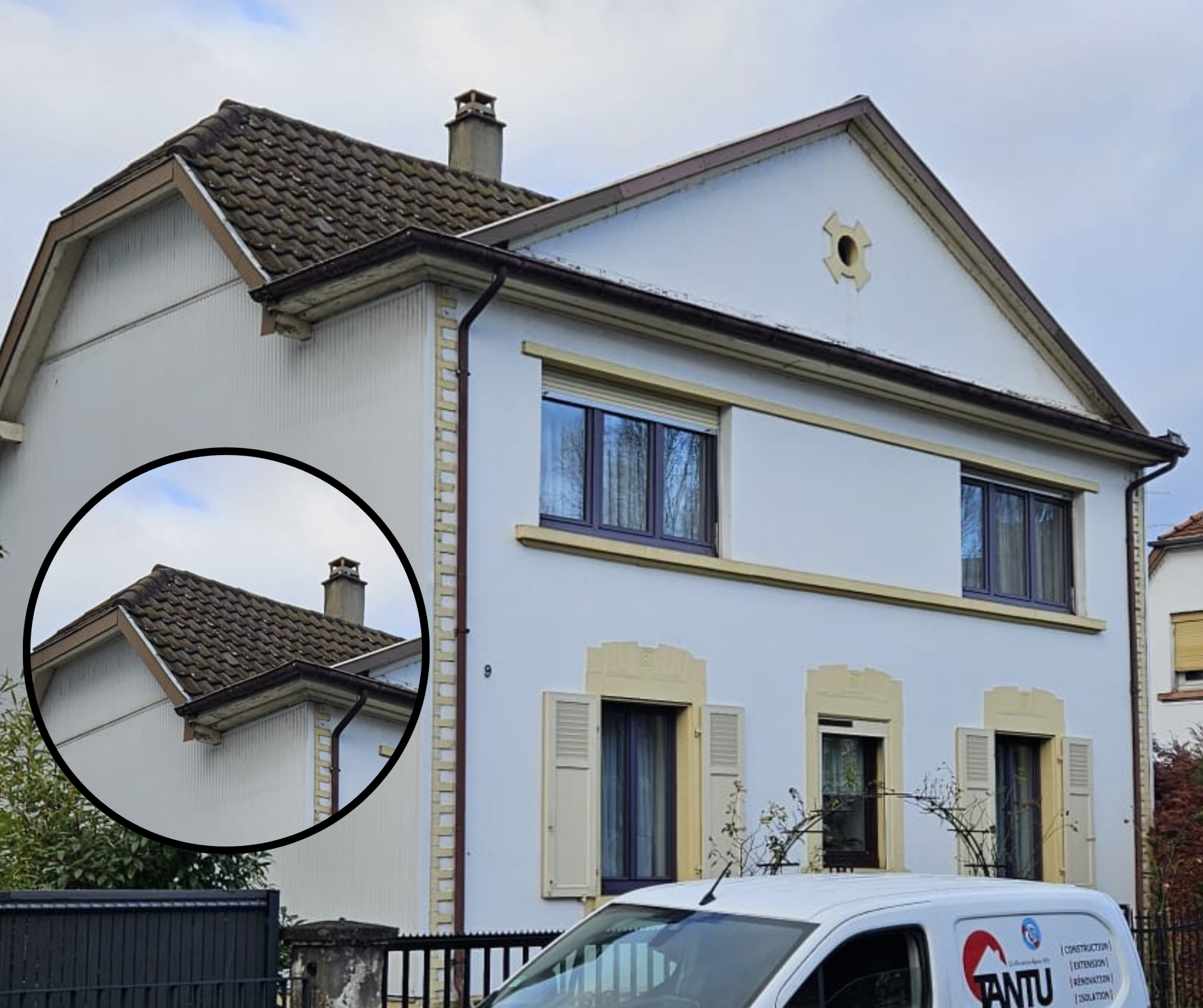 Remplacement de couverture.