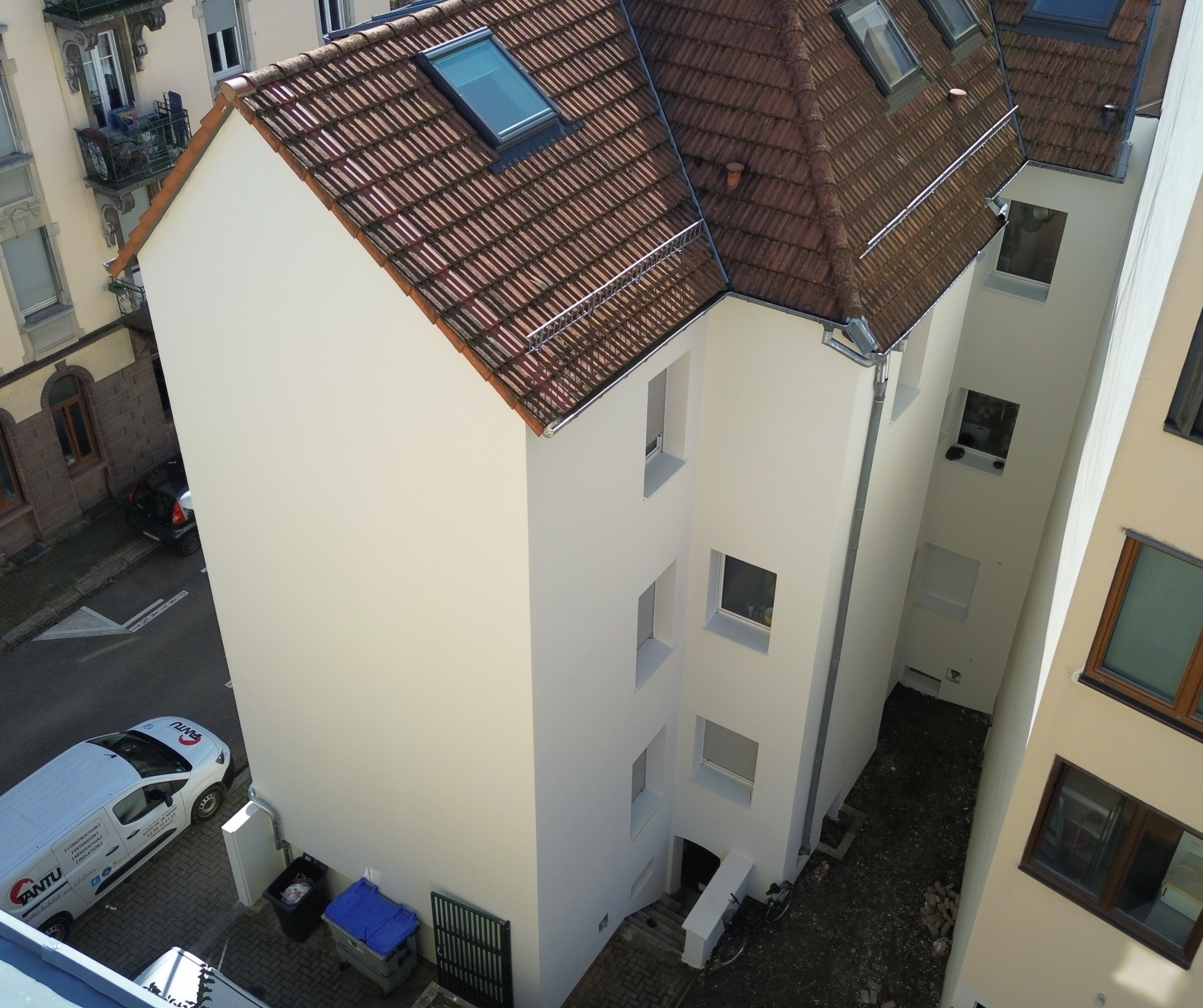 Ravalement de façade.
