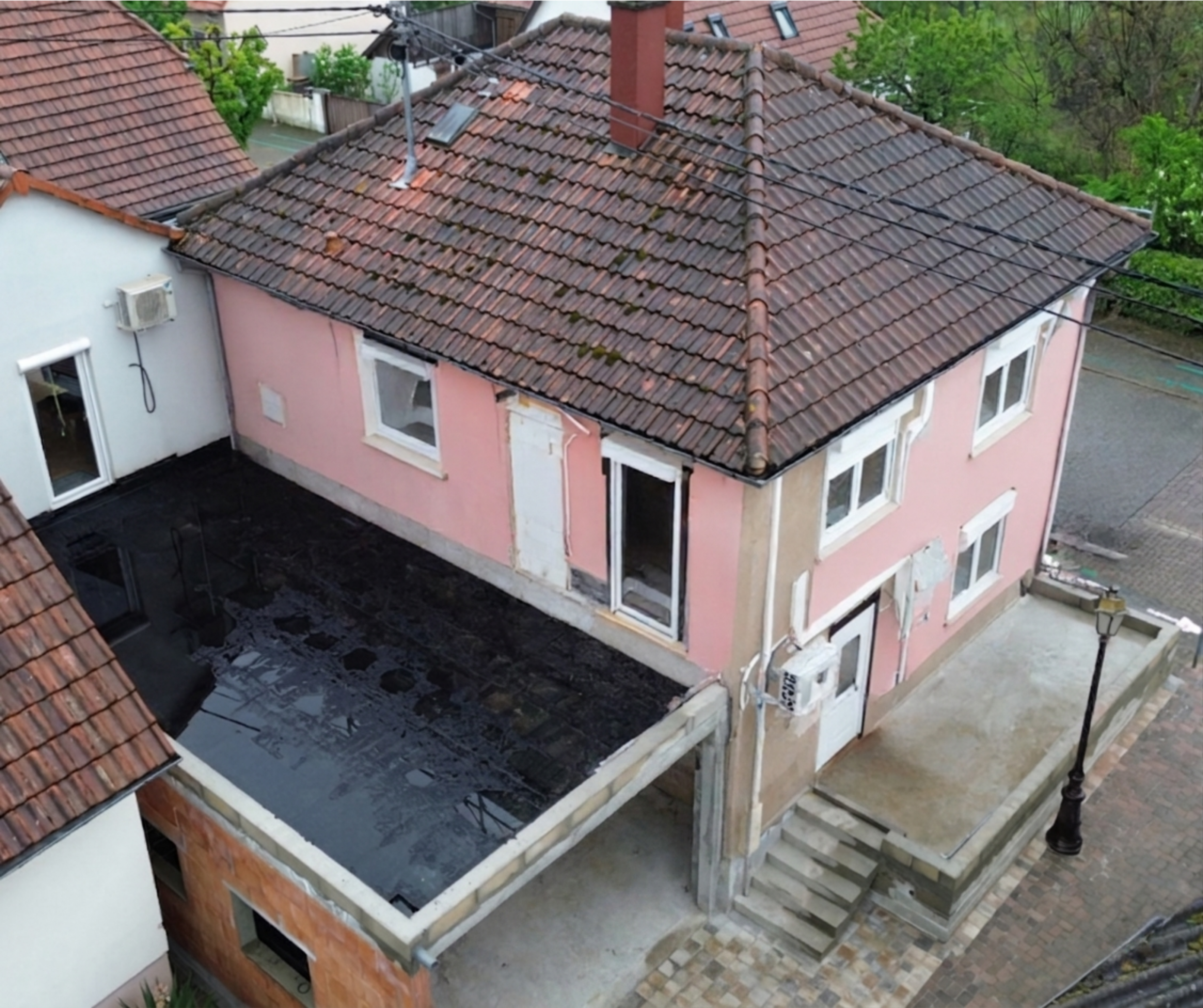 Ravalement de façade.