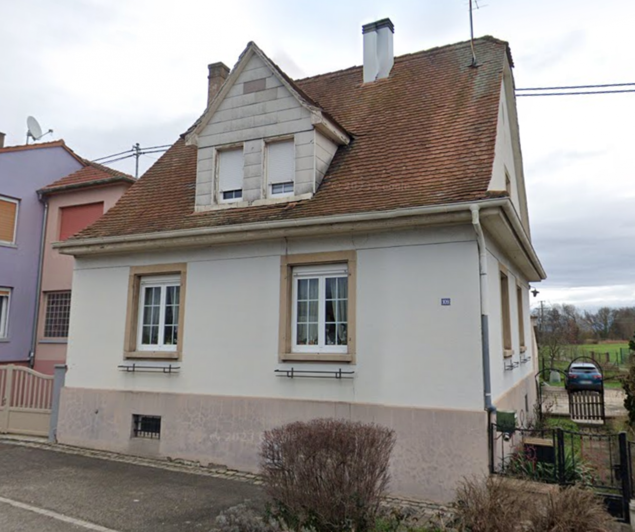 Ravalement de façade.